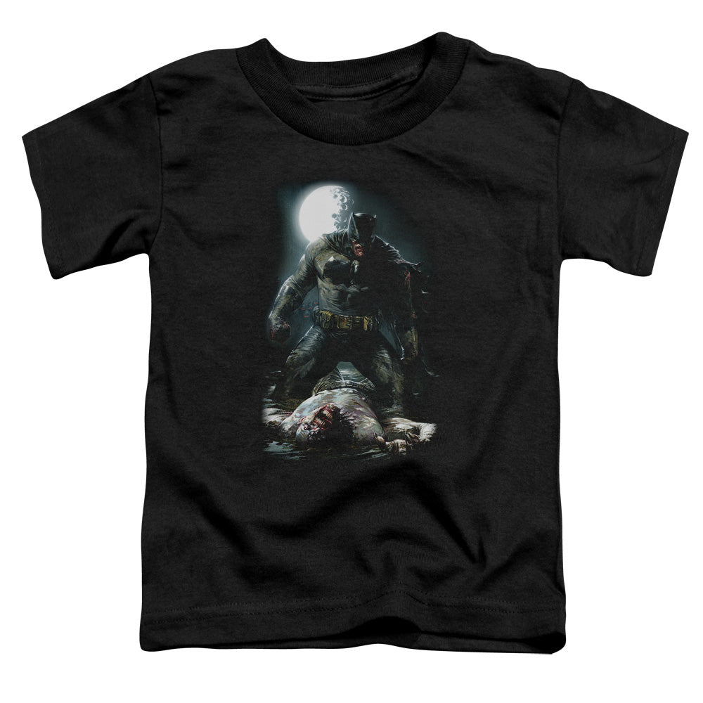 Batman Mudhole Toddler Kids Youth T Shirt Black