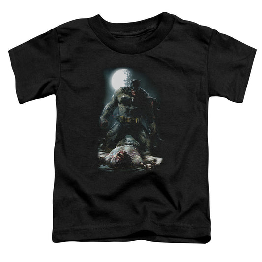 Batman Mudhole Toddler Kids Youth T Shirt Black