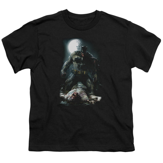 Batman Mudhole Kids Youth T Shirt Black