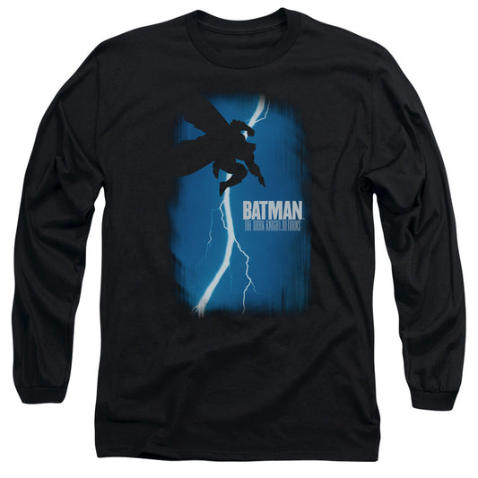 Batman Dkr Cover Mens Long Sleeve Shirt Black