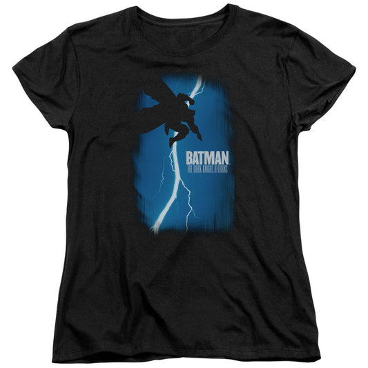 Batman Dkr Cover Womens T Shirt Black