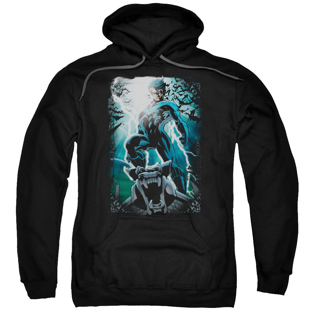 Batman Night Light Mens Hoodie Black