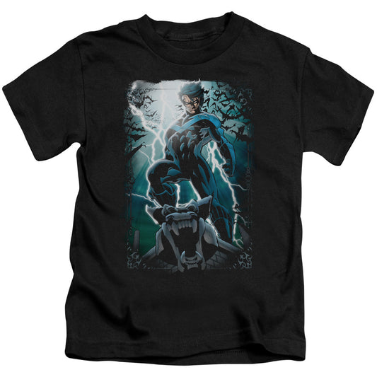 Batman Night Light Juvenile Kids Youth T Shirt Black
