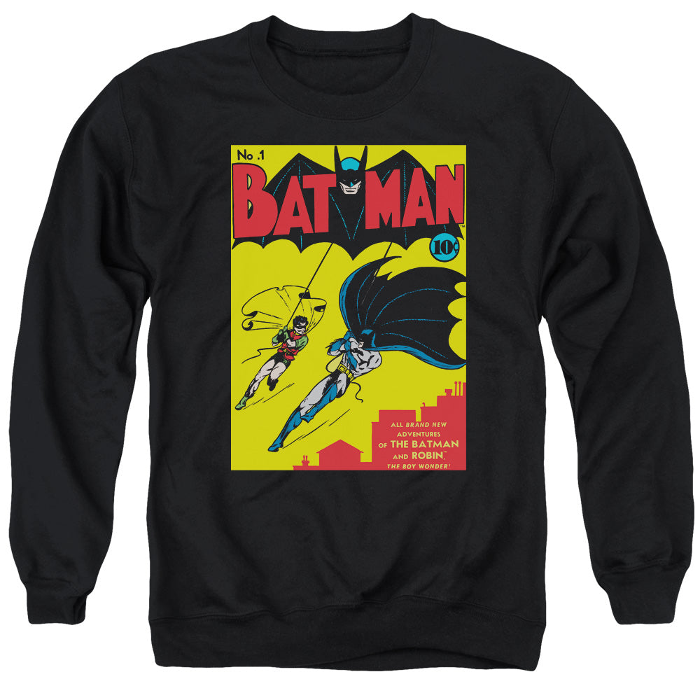 Batman Batman First Mens Crewneck Sweatshirt Black