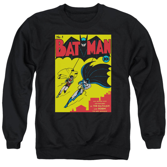 Batman Batman First Mens Crewneck Sweatshirt Black