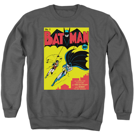 Batman Batman First Mens Crewneck Sweatshirt Charcoal