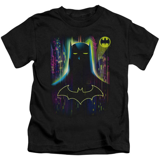 Batman Knight Lights Juvenile Kids Youth T Shirt Black