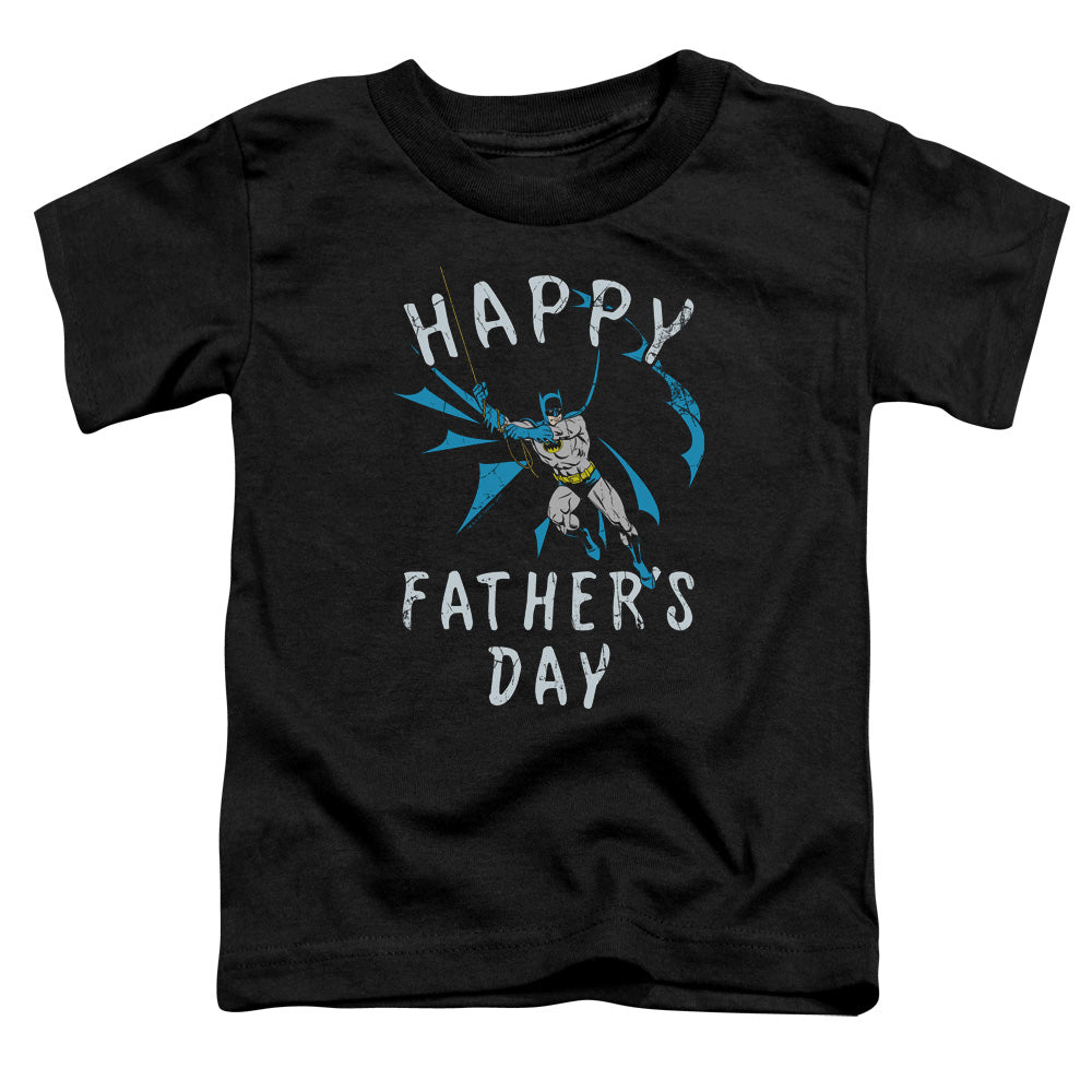 Batman Fathers Day Toddler Kids Youth T Shirt Black