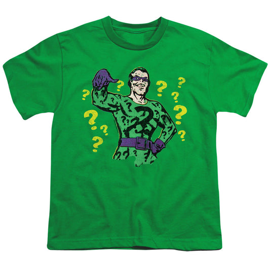 Batman Diseased Criminal Kids Youth T Shirt Kelly Green