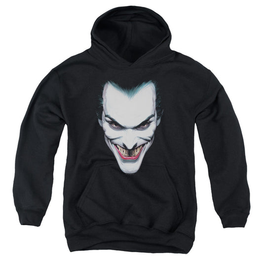 Batman Joker Portrait Kids Youth Hoodie Black