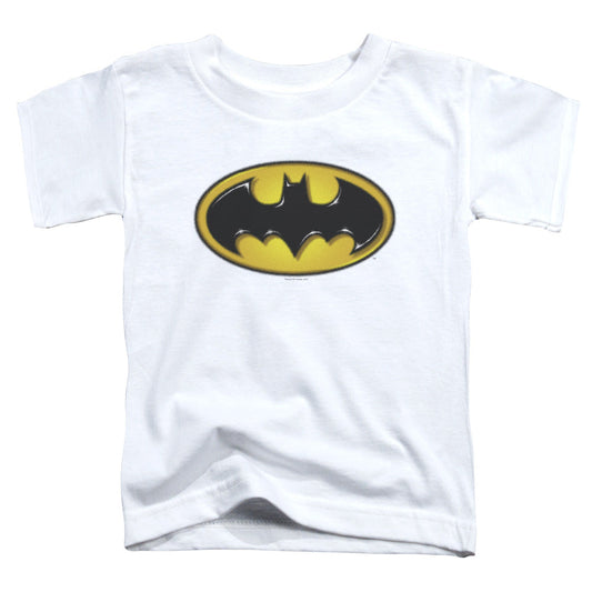 Batman Airbrush Bat Symbol Toddler Kids Youth T Shirt White
