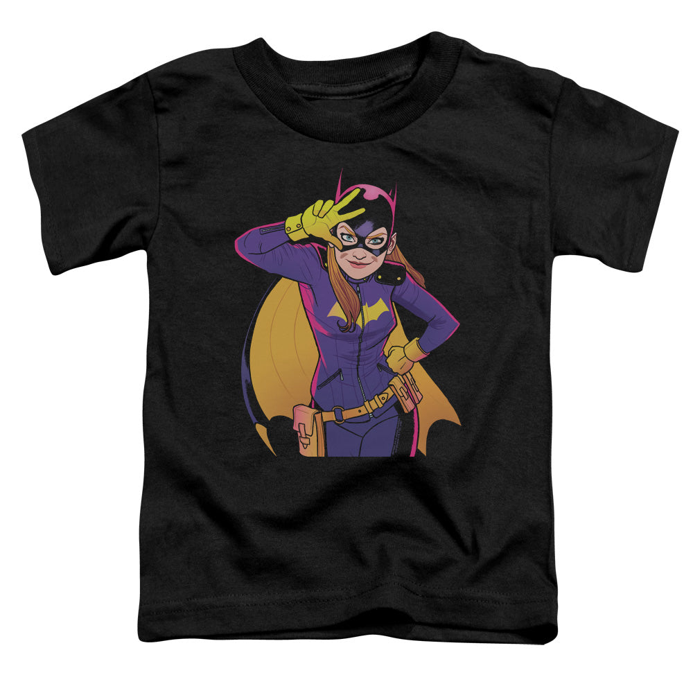 Batman Batgirl Moves Toddler Kids Youth T Shirt Black