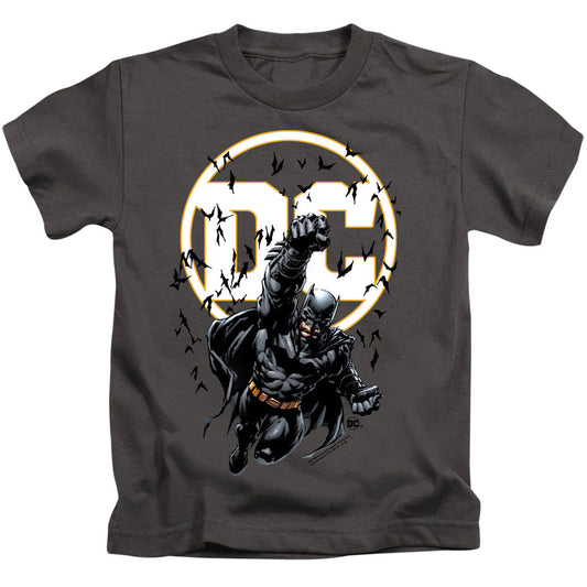 Batman Batman Dc Juvenile Kids Youth T Shirt Charcoal