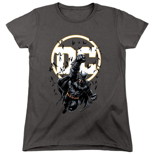 Batman Batman Dc Womens T Shirt Charcoal Style001