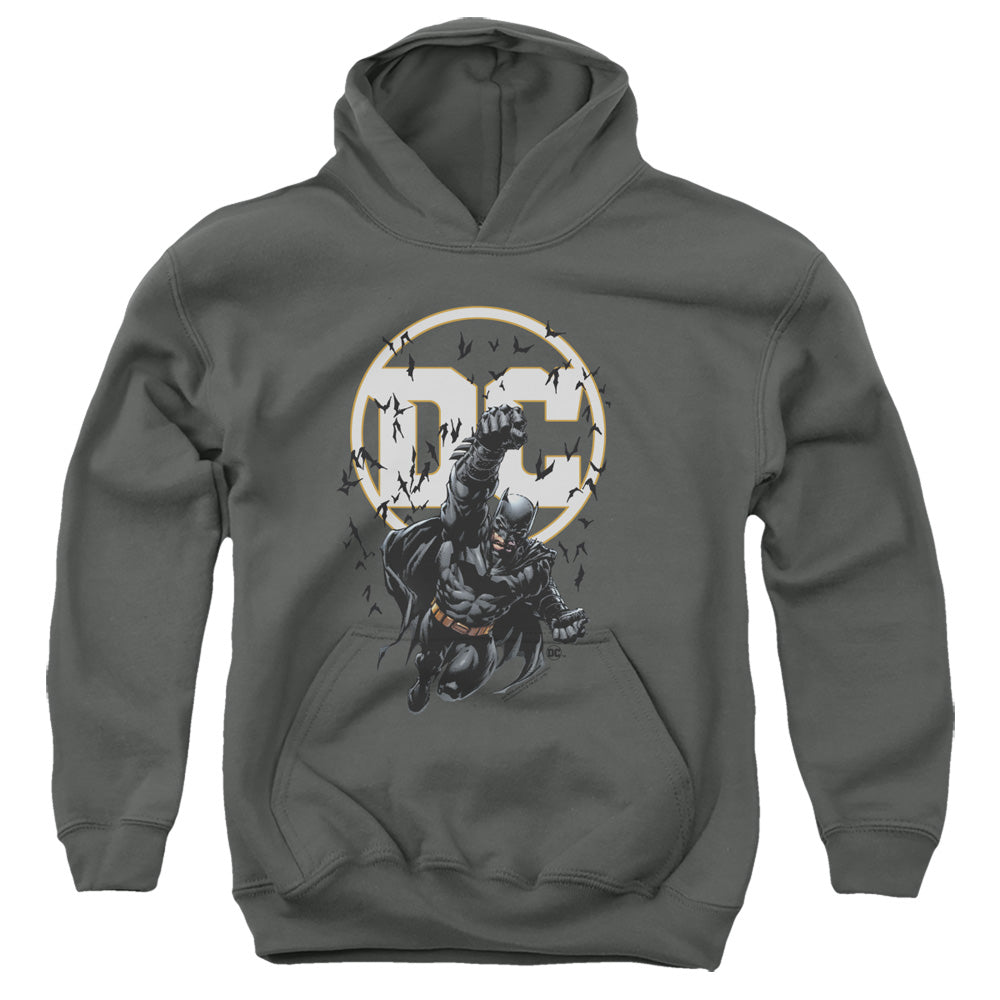 Batman Batman Dc Kids Youth Hoodie Charcoal