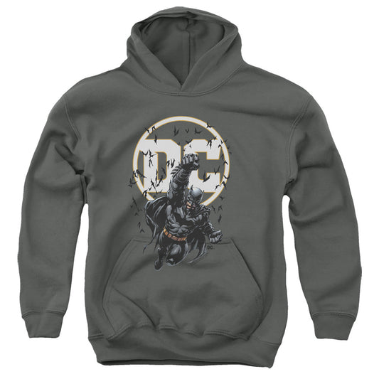 Batman Batman Dc Kids Youth Hoodie Charcoal