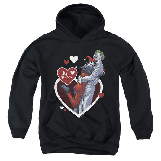 Batman My Puddin Kids Youth Hoodie Black