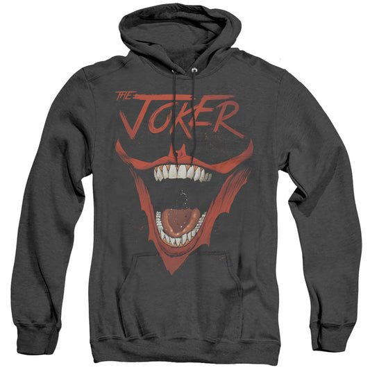 Batman Joker Bat Laugh Heather Mens Hoodie Black
