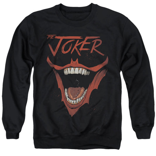 Batman Joker Bat Laugh Mens Crewneck Sweatshirt Black