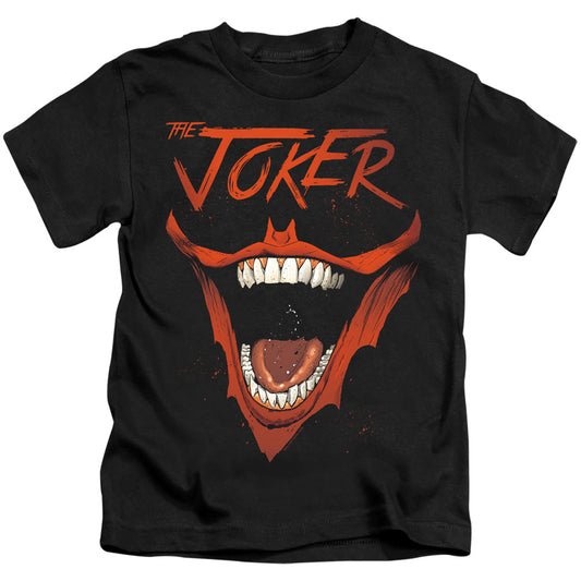 Batman Joker Bat Laugh Juvenile Kids Youth T Shirt Black