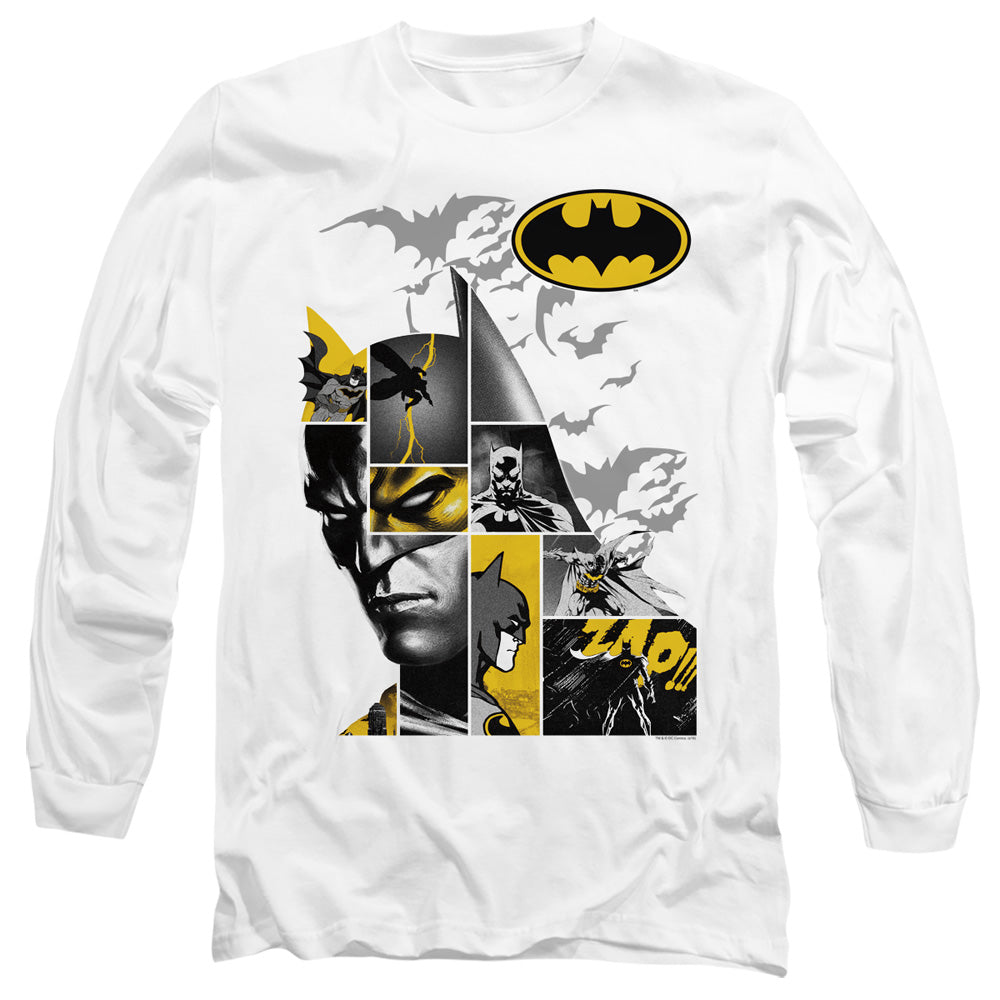 Batman Long Live Mens Long Sleeve Shirt White