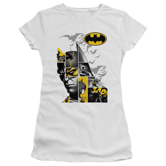 Batman Long Live Junior Sheer Cap Sleeve Womens T Shirt White