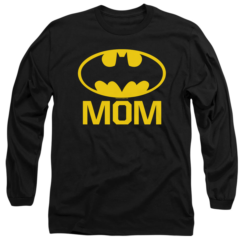 Batman Bat Mom Mens Long Sleeve Shirt Black