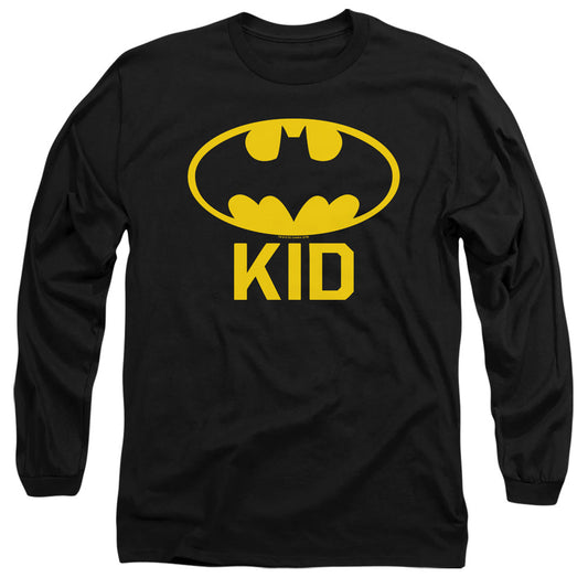 Batman Bat Kid Mens Long Sleeve Shirt Black