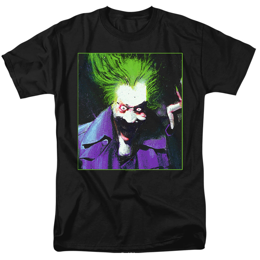 Batman Arkham Asylum Joker Mens T Shirt Black