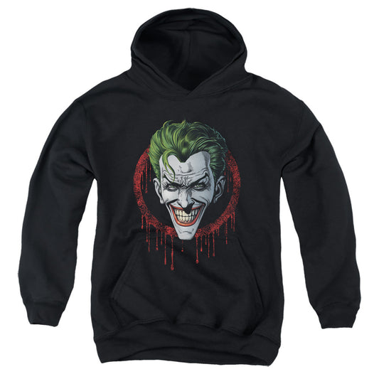 Batman Joker Drip Kids Youth Hoodie Black