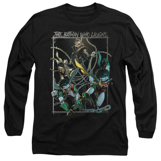 Batman Batman Who Laughs Mens Long Sleeve Shirt Black