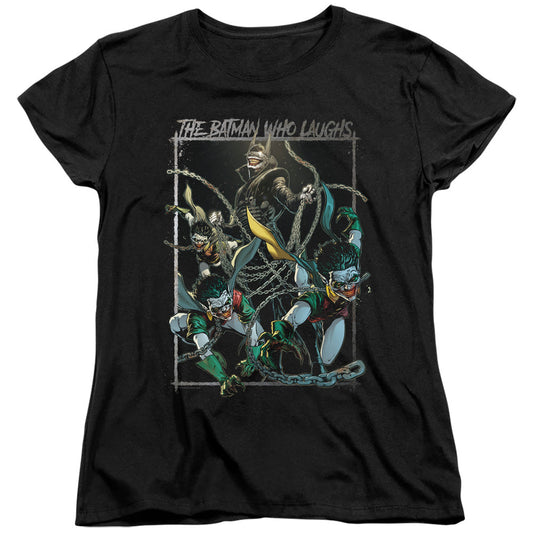 Batman Batman Who Laughs Womens T Shirt Black Style001
