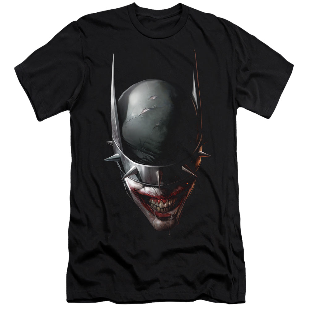 Batman Batman Who Laughs Head Slim Fit Mens T Shirt Black