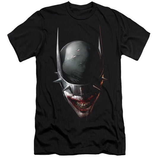 Batman Batman Who Laughs Head Slim Fit Mens T Shirt Black