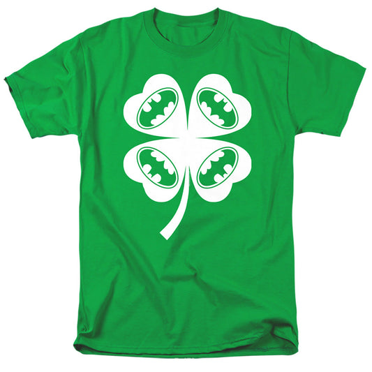Batman Bat Clover Mens T Shirt Kelly Green