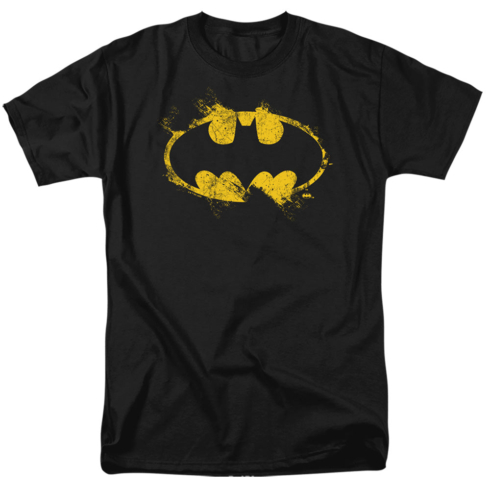 Batman Paint Roller Logo Mens T Shirt Black