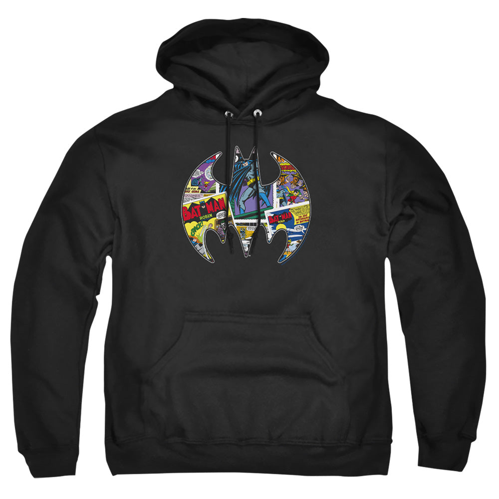 Batman Comic Bat Mens Hoodie Black