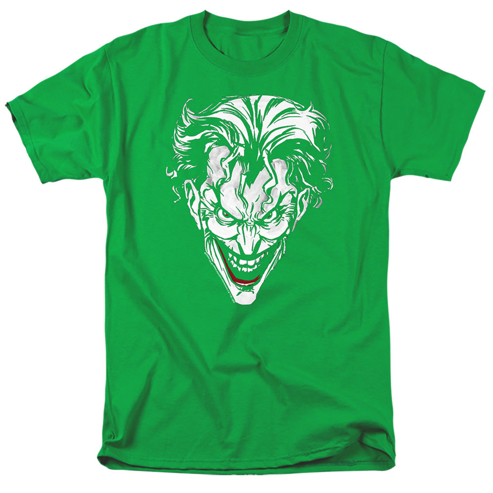 Batman Joker Red On Green Mens T Shirt Kelly Green