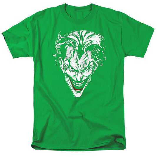 Batman Joker Red On Green Mens T Shirt Kelly Green