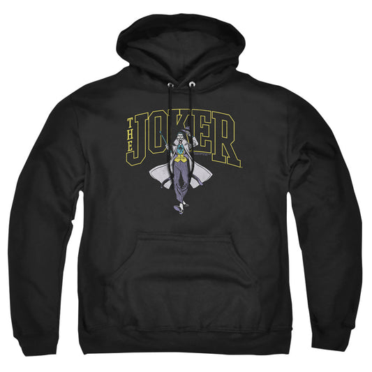 Batman Joker Varsity On Black Mens Hoodie Black