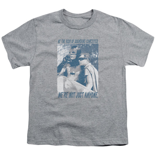 Batman Classic Tv Boogie Nights Kids Youth T Shirt Athletic Heather