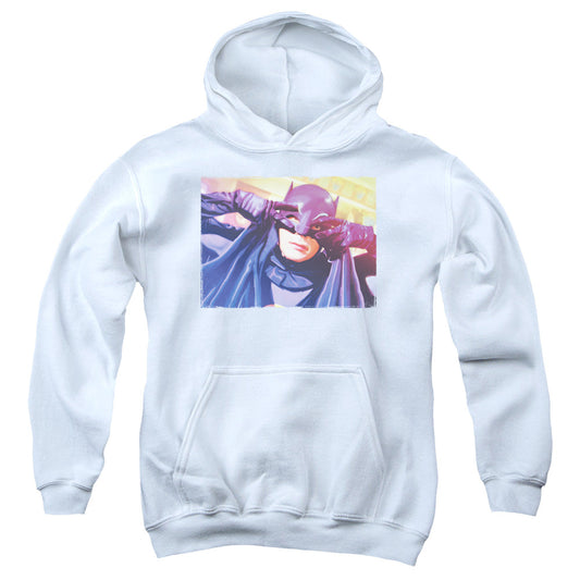 Batman Classic Tv Ooth Groove Kids Youth Hoodie White