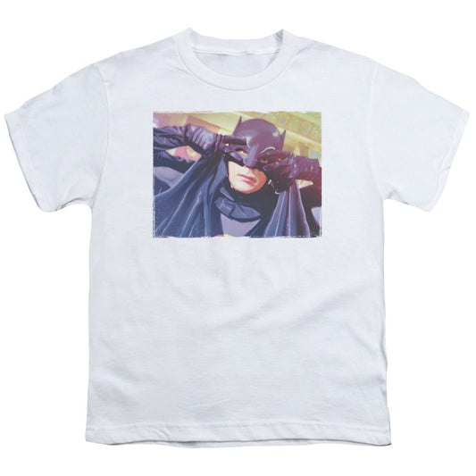 Batman Classic Tv Ooth Groove Kids Youth T Shirt White