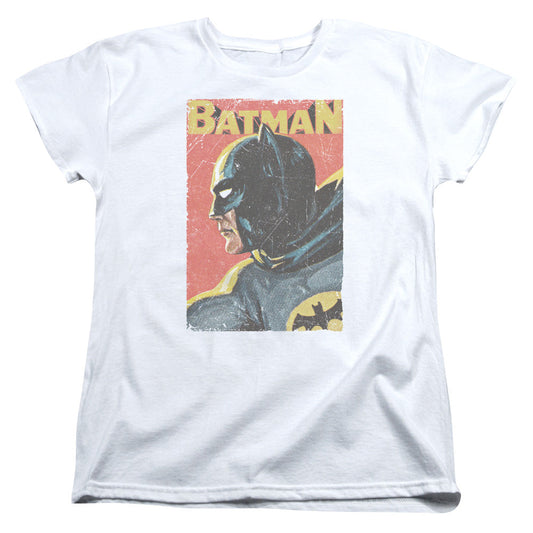 Batman Classic Tv Vintman Womens T Shirt White
