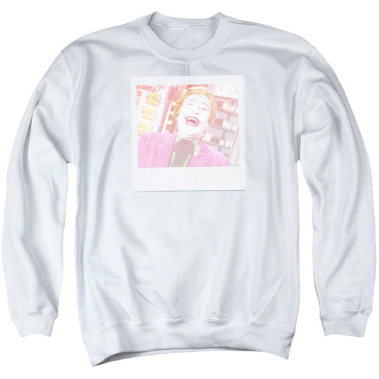 Batman Classic Tv Captured Mens Crewneck Sweatshirt White