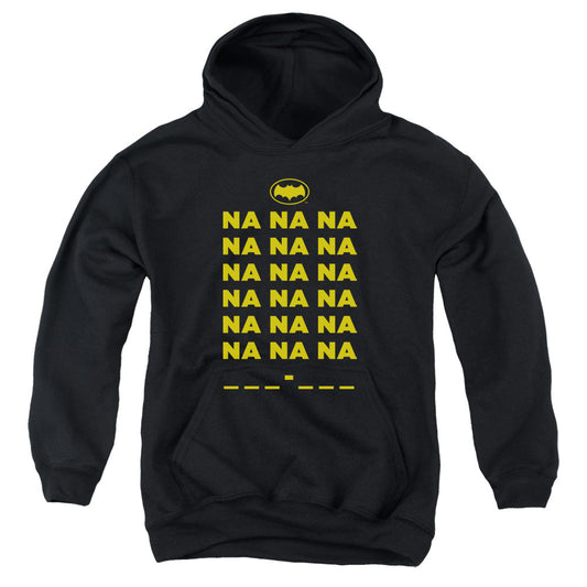 Batman Classic Tv Na Na Na Kids Youth Hoodie Black