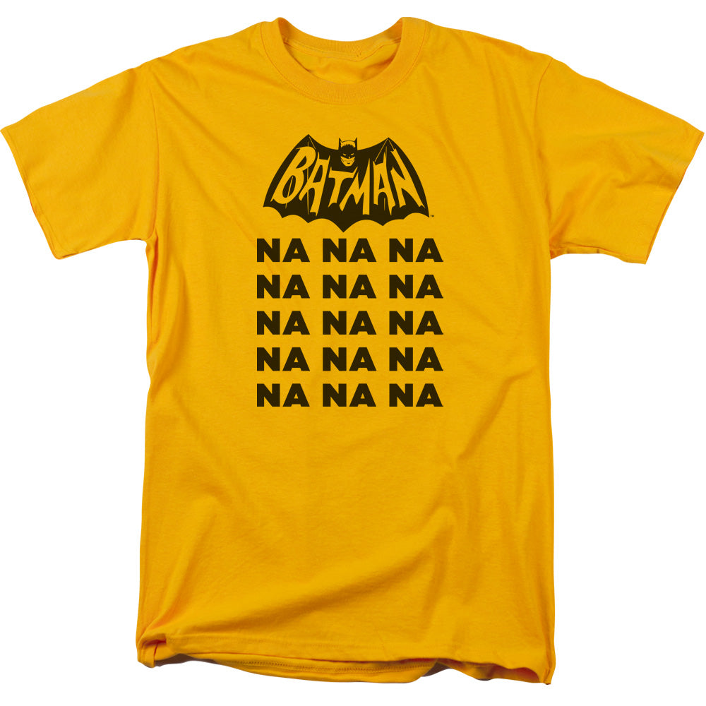 Batman Classic Tv Na Na Na V2 Mens T Shirt Gold