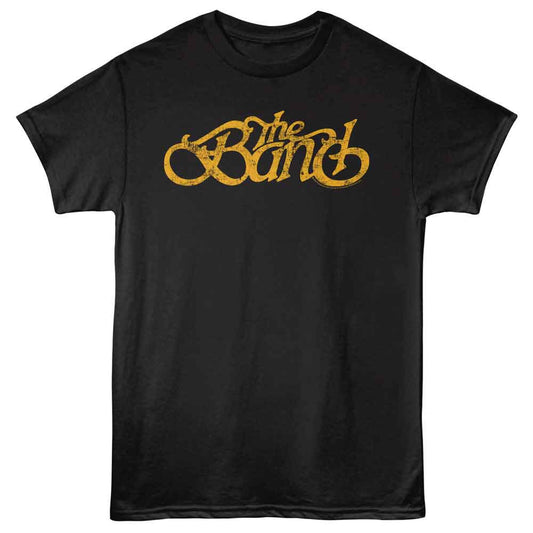 The Band - Logo - American Classics - Black Adult Short Sleeve T-Shirt