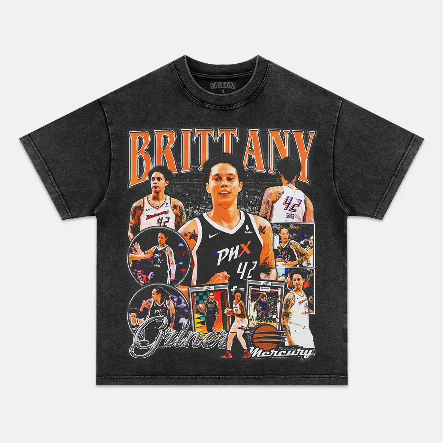 BRITTANY GRINER TEE Style002 - clothing by TeeHivey.com (Image 1)