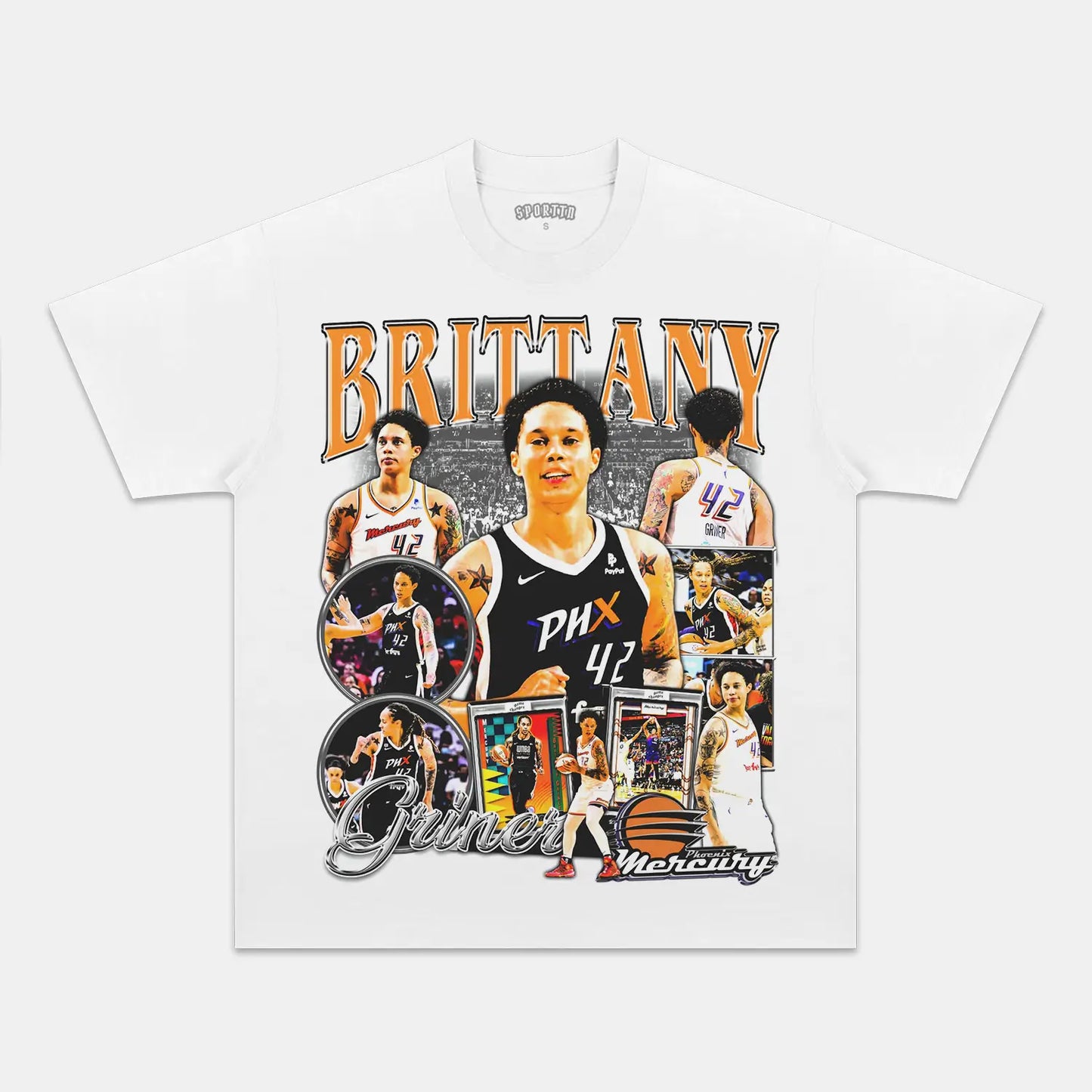 BRITTANY GRINER TEE Style002 - clothing by TeeHivey.com (Image 4)